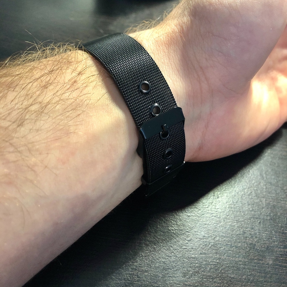 The Minimalist Watch | Black x Rose Gold Accents - Picture 5 of 6